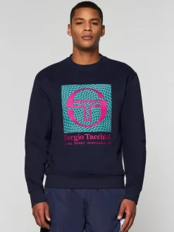New Warp Crewneck- Maritime Blue View All