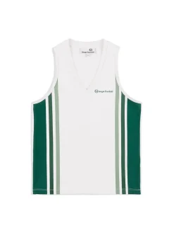 New Women'S Monza Tennis Tank- Brilliant White For The Court