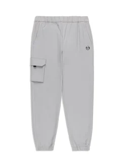 Sale Woven Cargo Jogger Pants- Heather Grey Nylon