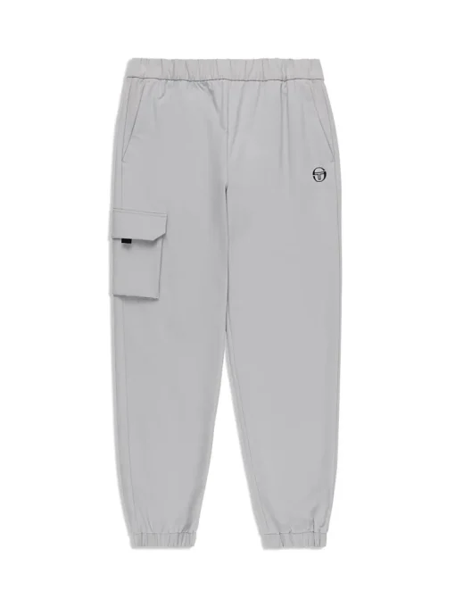 Sale Woven Cargo Jogger Pants- Heather Grey Nylon
