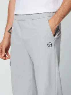 Sale Woven Cargo Jogger Pants- Heather Grey Nylon