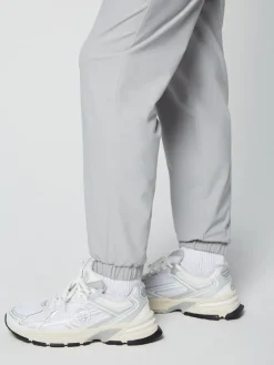Sale Woven Cargo Jogger Pants- Heather Grey Nylon