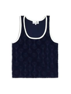 Sale Zona Tank- Maritime Blue Tops And Sports Bras
